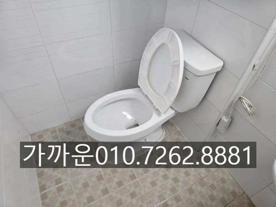 전조 증상을 보이던 변기 — 겉보기엔 멀쩡합니다